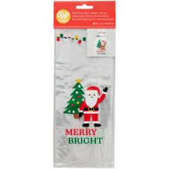 Sachets décor Père Noël (lot de 15)